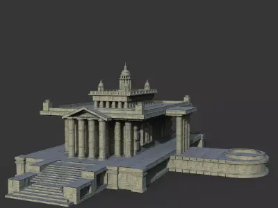 Old Temple 3D model