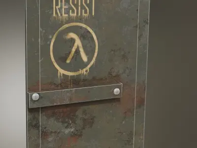 Half-Life 2 Shield Pack Free low-poly 3D model