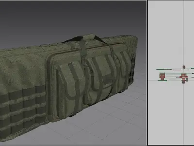 Weapon Bag High Poly 3D model