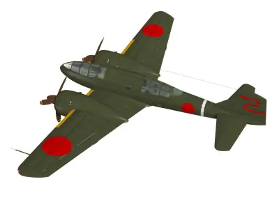 Ki46 Type III late  Dinah 3D model