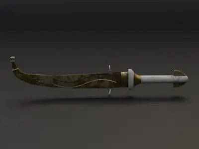 Arabic Dagger 3D model