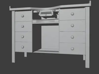 Jewelry Bench 3D model