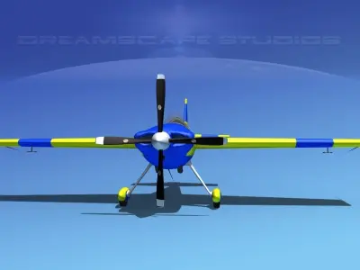 Extra Flugzeugbau EA300S V05 3D model