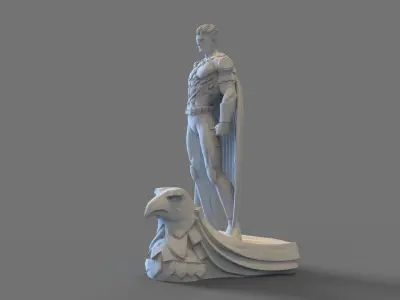 Red robin from Batman DC ComicsSTL files for 3d printing 3D print model