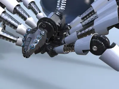 Spider robot 3D model