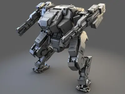 mech fighter 1 3D model