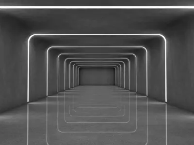 Tunnel 3D model 4