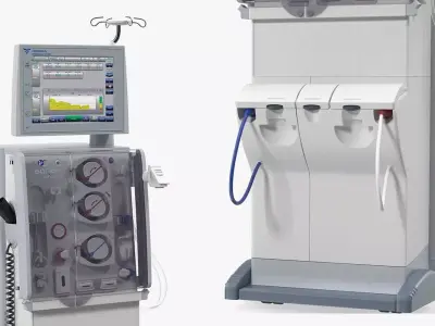 Fresenius 5008 Cordiax Dialysis Machine 3D model