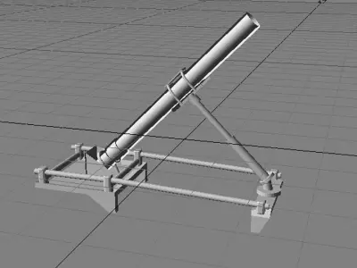 Mortar - Type Medium 3D model