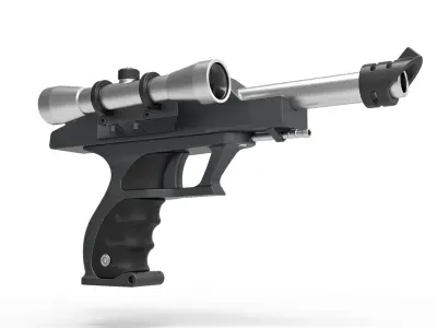 Captain Typho Blaster S-5 from Star Wars 3D model