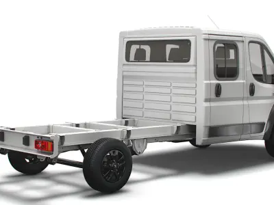 RAM Promaster Chassis Truck Crew Cab 4035 WB 2023 3D model