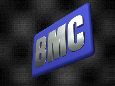 bmc logo 3D model