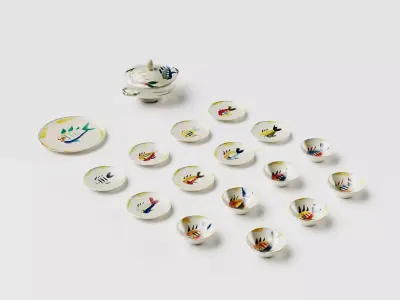 Picasso Fish Service Free 3D model