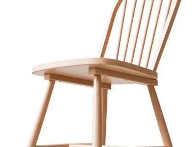 wood chair Free 3D model