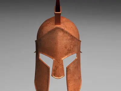Spartan Helmet 3D model 4