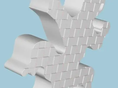 MakeIT Lizard Animal Shape 3D Model 3D model