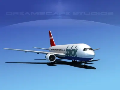 Boeing 767-100 Balair 3D model