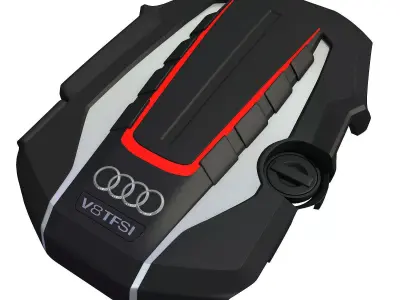 Audi Engine Cover 3D model