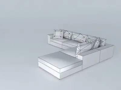 Modulare Divani Decoro 360  Free 3D model
