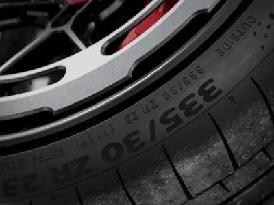 Continental Sport Contact 6 335 30 ZR23 3D model