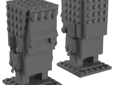Lego BrickHeadz - 40422 Frankenstein 3D model