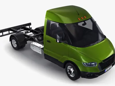 Generic Truck Chassis Frame M 2 3D model