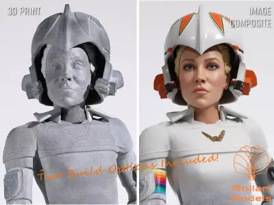 Colonel Wilma Flight Suit - Buck Rogers in the 25th Century 3D print model