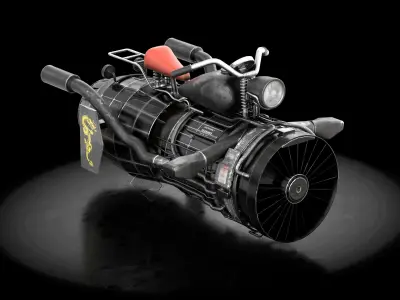 Jetbike -001 3D model