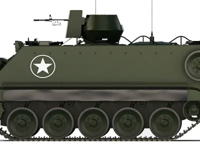 M113A3 1987 3D model