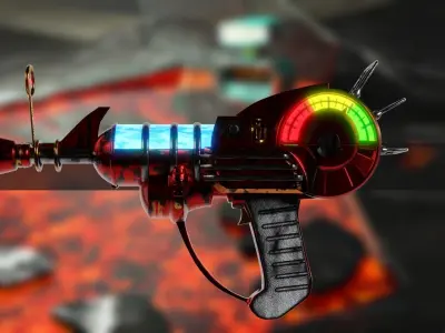 Raygun - COD Black Ops Zombies 3D Model Free 3D model