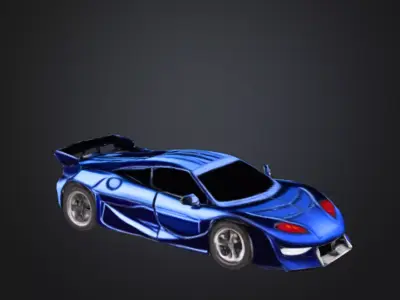 Velocity Racer Car 3D model