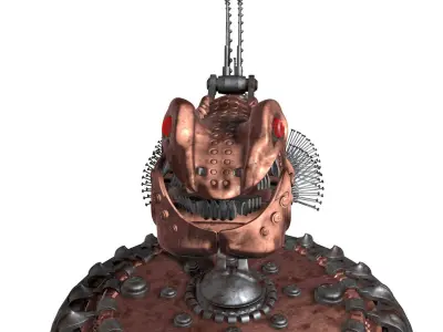 Robofish copper fish 3D model