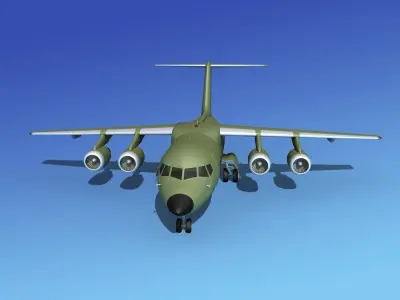 BAe 146-100 Military Transport 3D model
