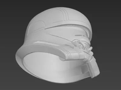 Star Wars The Rise of Skywalker Jet Trooper Helmet 3D print model