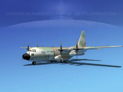 Lockheed C-130 Hercules Israeli Air Force 3D model