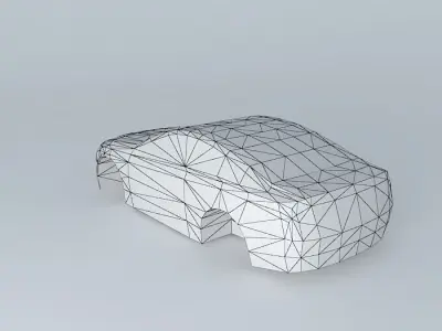 Car Coupé cabriolet template Free 3D model