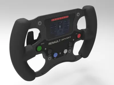 Formula Renault 2000 2015 steering wheel 3D model