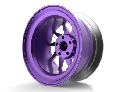 OZ TUBO Custom wheel 3D model
