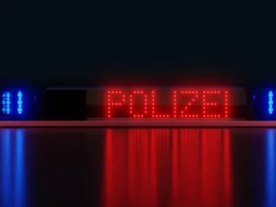 Pintsch Bamag Topas Lightbar 3D model