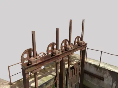 Old Water Gate 3D model