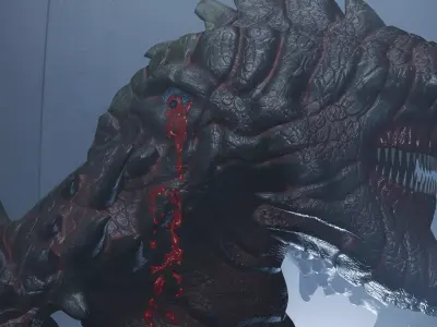 Guardian of the Abyss Low-poly 3D model