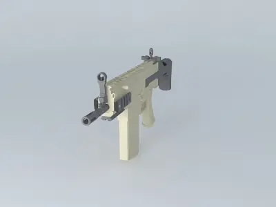 FN SCAR H PDW Free 3D model