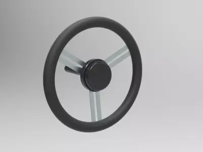 Stearing wheel 4 3D model