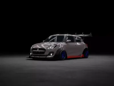 maruti swift Free low-poly 3D model