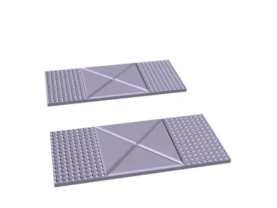 Decorative panel AND DOOR OO3 Free 3D print model