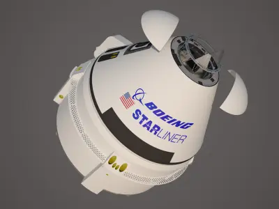 Boeing Starliner CST 100 Exterior 3D model