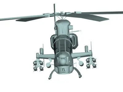 Bell AH-1Z Viper 3D model