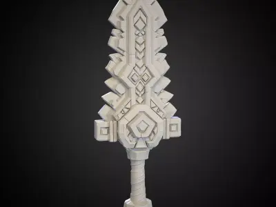 Stylized Sword 08 3D model