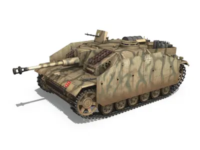 StuG III - Ausf G - 10 - Early Production 3D model