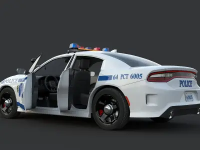 NYPD Vehicles 3D Model Collection